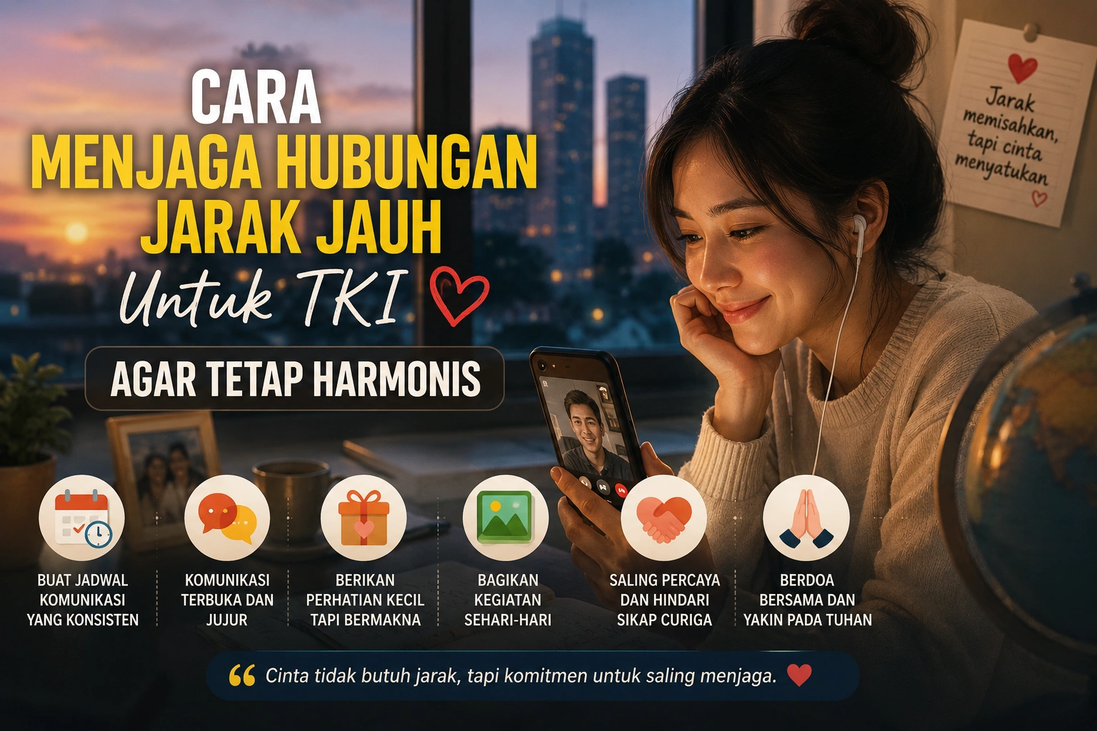 10 Cara Menjaga Hubungan Jarak Jauh untuk TKI agar Tetap Harmonis
