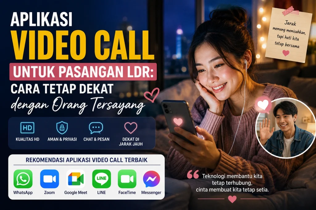Aplikasi Video Call untuk Pasangan LDR: Cara Tetap Dekat dengan Orang Tersayang